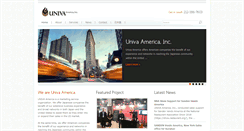 Desktop Screenshot of en.univaamerica.com
