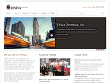 Tablet Screenshot of en.univaamerica.com